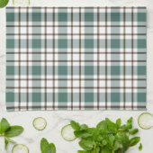 groen geruit licht tartan patroon theedoek (Gevouwen)