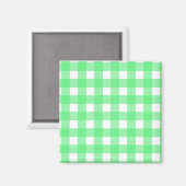 Groen geruit magneet (Voorkant / Achterkant)