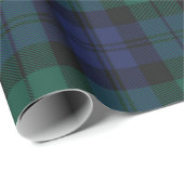 Groen geruite geruite klassieke rustieke Tartan Cadeaupapier (Rol Hoek)
