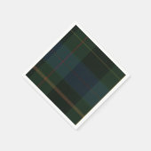 Groen geruite papieren servetten (Hoek)