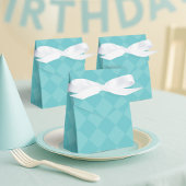 Groen geruite partij gunstbox bedankdoosjes