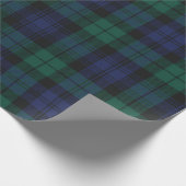 Groen geruite rustieke klassieke Tartan Cadeaupapier (Hoek)