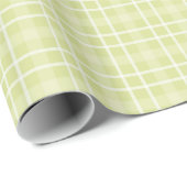 Groen geruite Tartan Kerst XMAS Wrapping Paper Cadeaupapier (Rol Hoek)