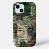 Groen gescheurd Cargo Camo Patroon Zomerkamp Case-Mate iPhone Case (Achterkant)