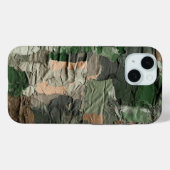 Groen gescheurd Cargo Camo Patroon Zomerkamp Case-Mate iPhone Case (Achterkant (horizontaal))