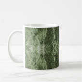 Groen gesilhouetsboompatroon koffiemok (Links)
