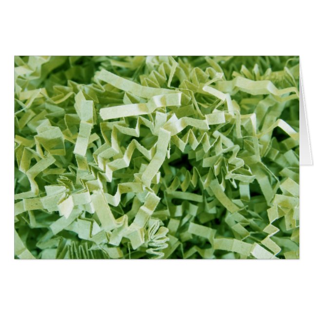 Groen geslikt papier, gerimpeld Foto leeg binnenin (Voorkant Horizontaal)