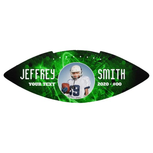 Groen gesorteerd aangepast Football (Paneel)