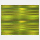 Groen gestreept fleece deken (Voorkant (Horizontaal))