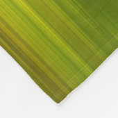 Groen gestreept fleece deken (Hoek)