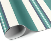 Groen gestreept inpakpapier (Rol Hoek)