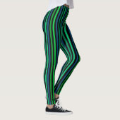 Groen gestreept leggings (Rechts)