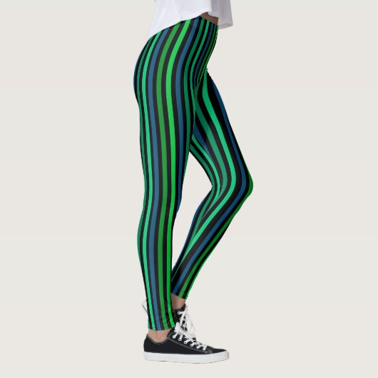 Groen gestreept leggings (Rechts)