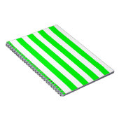 Groen gestreept notitieboek (Rechterzijde)