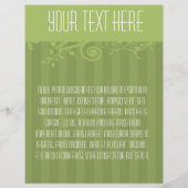 Groen Gestreepte Swirled Flyer (Voorkant)