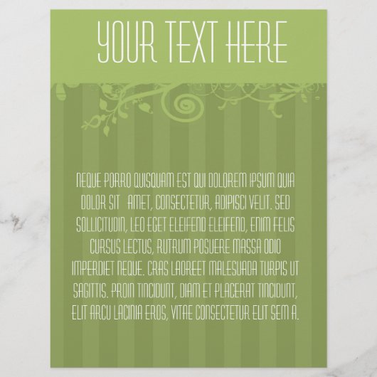 Groen Gestreepte Swirled Flyer (Voorkant)