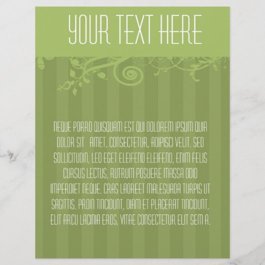 Groen Gestreepte Swirled Flyer (Achterkant)