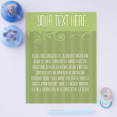 Groen Gestreepte Swirled Flyer (Enkel)