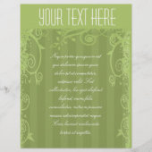 Groen Gestreepte Swirled Flyer (Voorkant)