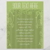 Groen Gestreepte Swirled Flyer (Achterkant)