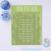 Groen Gestreepte Swirled Flyer (Enkel)