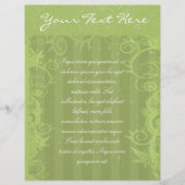 Groen Gestreepte Swirled Flyer (Voorkant)