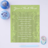 Groen Gestreepte Swirled Flyer (Enkel)