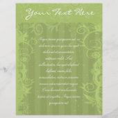 Groen Gestreepte Swirled Flyer 2 (Achterkant)