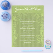 Groen Gestreepte Swirled Flyer 2 (Enkel)