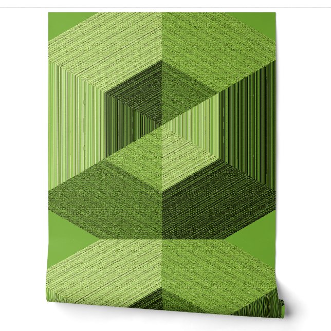 Groen gestructureerd 3D-effect "Ratti_Creative_Art Behang (Afrollen)