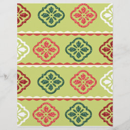 Groen gestructureerd scrapbookpapier
