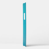 Groen getextureerd wandpatroon met turquoise Case-Mate iPhone case (Achterkant / Rechts)