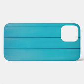 Groen getextureerd wandpatroon met turquoise Case-Mate iPhone case (Achterkant (horizontaal))