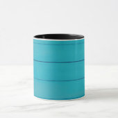 Groen getextureerd wandpatroon met turquoise mok (Midden)