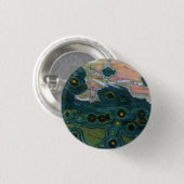Groen gevlekte oceaan jaspis ronde button 3,2 cm (Voorkant /achterkant)