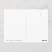 Groen gevleugelde ara neergestreken briefkaart (Achterkant)