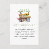 Groen Gingham Fris Van De Markt Bijlage Kaart (Voorkant)