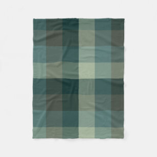 Groen Gingham Karo Ruttenpatroon Ontwerp  Fleece Deken