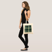 Groen Gingham Karo Tartan Design Tote Bag (Voorkant (model))