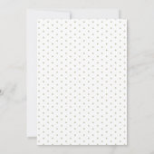 Groen Gingham Lint Frame Vintage Kaart (Achterkant)