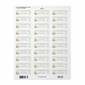 Groen Gingham Lokale Baby Shower Etiket (Full Sheet)