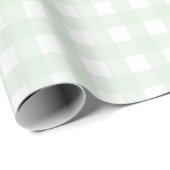 Groen gingham-pakpapier cadeaupapier (Rol Hoek)