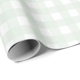 Groen gingham-pakpapier cadeaupapier