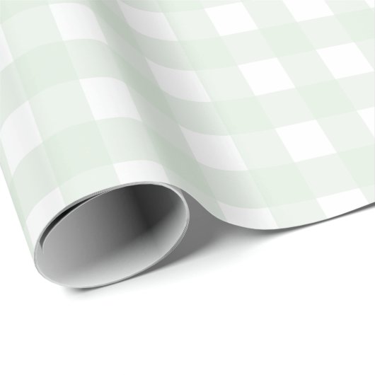 Groen gingham-pakpapier cadeaupapier (Rol Hoek)