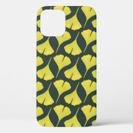 Groen gingko Leaf Natuur Lover Botanisch Patroon iPhone 15 Case