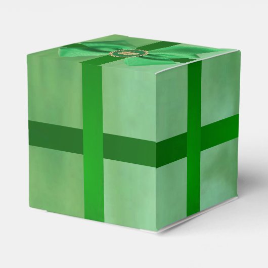 Groen Glas in lood Bedankdoosjes (Achterkant)