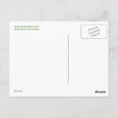 Groen Glas in lood Camel Post Card Briefkaart (Achterkant)