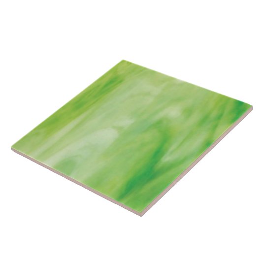 Groen Glas in lood Tegeltje (Zijkant)