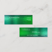 Groen Glas in lood visitekaartje Generic (Voorkant / Achterkant)