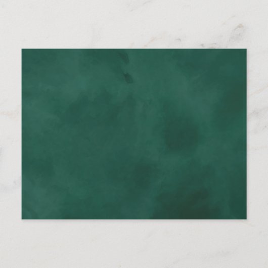 Groen & Glitter 50e Jubileum De Datumkalender Aankondigingskaart (Achterkant)